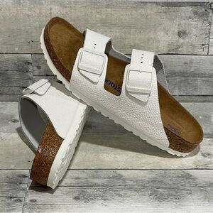 BIRKENSTOCK Arizona Soft Footbed Women’s Sandal - White - Sz - 11.US/42.EU